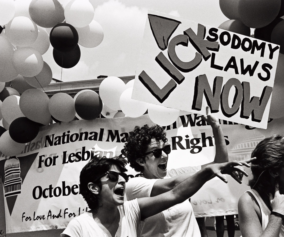 JEB (JOAN E. BIREN) (1944 - ) Urvashi Vaid and Sue Hyde of the National Gay and Lesbian Task Force at DCs Gay and Lesbian Pride Parade